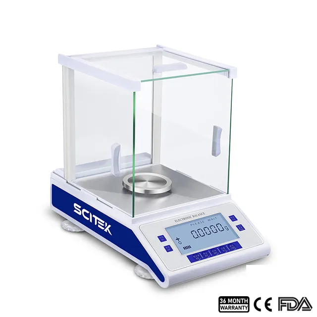 Balance analytique électronique 0,0001 g à étalonnage interne